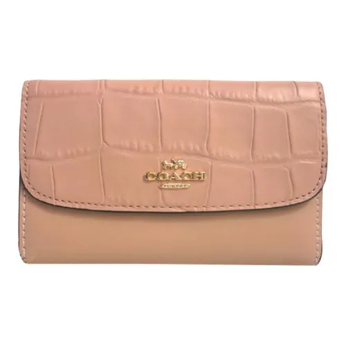 COACH Конверт кожа кошелек женский телесный