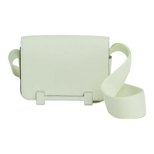 HERMES Geta Козья кожа Сумка через плечо Женская Пузырьковый зеленый