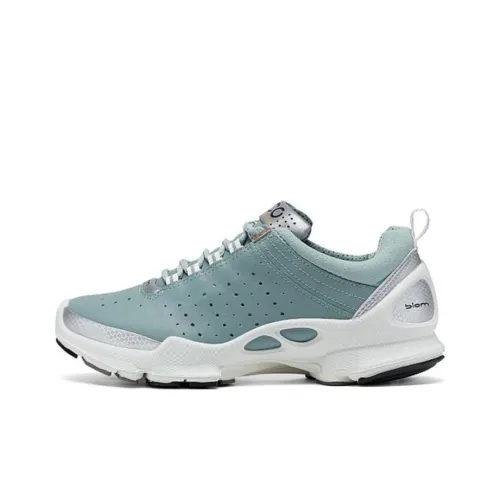 Ecco Striding C Low Топ Спортивная Повседневная Обувь Женская Ледяной Цветочный Дизайн Зеленый