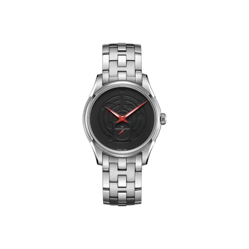 HAMILTON Quartz Механизм Мужские часы Циферблат 40 мм Черный корпус Нержавеющая сталь Ремешок