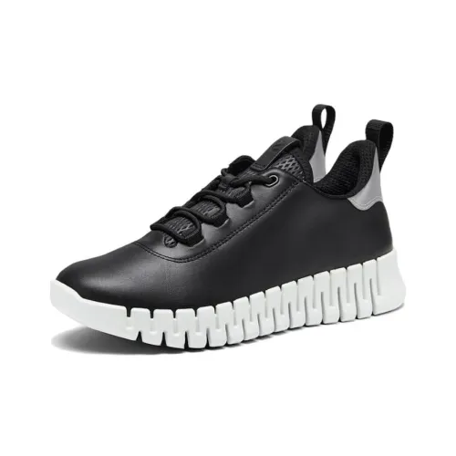 Ecco Smart Series Низкий Топ Спортивная Повседневная Обувь Женская Черная