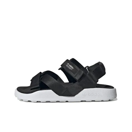 adidas originals Adilette Series Adventure Спортивные Сандалии Женские Черный Белый