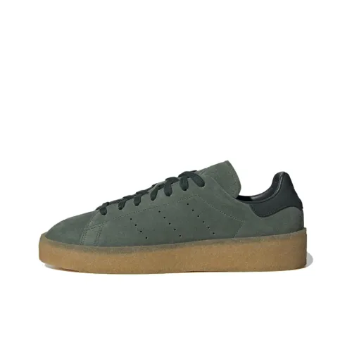 Adidas Originals Stan Smith Slip Resistant Abrasion Resistant Низкие Кроссовки для скейтбординга Унисекс Зеленые