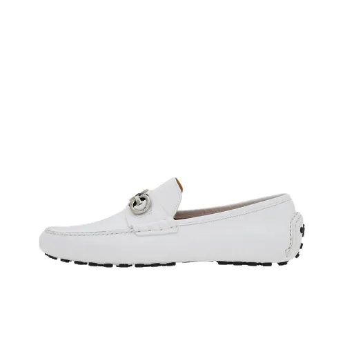 Ferragamo Gancini Лоферы Мужские Белые