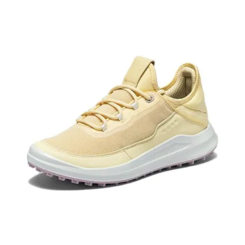 Ecco Golf Core Повседневный Низкий Топ Соломенно-Желтый Женский