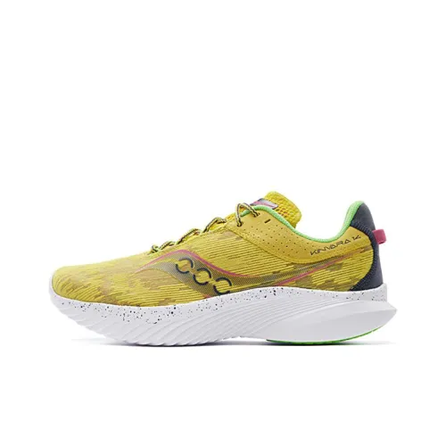 Saucony Kinvara Elite 14 Противоскользящие Устойчивые к истиранию Дышащие Легкие Низкие Беговые кроссовки Женские