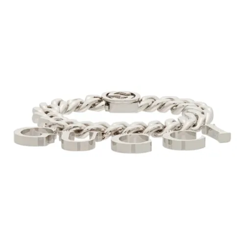GUCCI Interlocking Металлические Браслеты Серебряные Женские