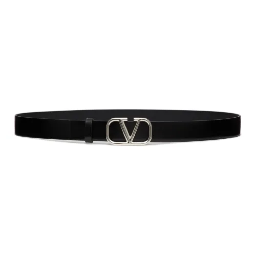 Valentino Ремни из коровьей кожи, черные, мужские