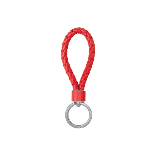 Bottega Veneta Sheepskin Брелоки Red Men's