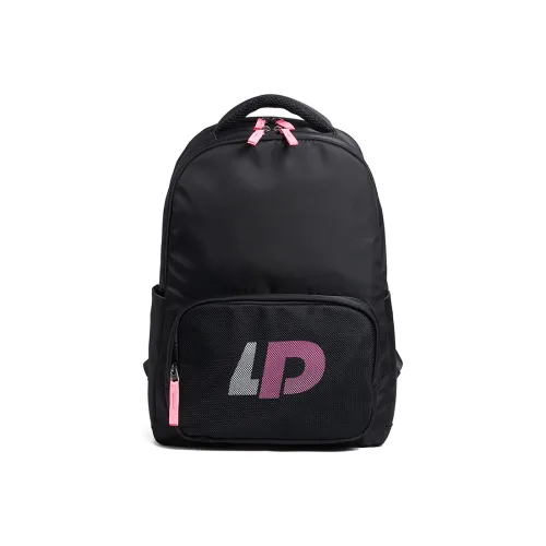 LOVERPUSS Nylon Backpack Medium Unisex Black Pink