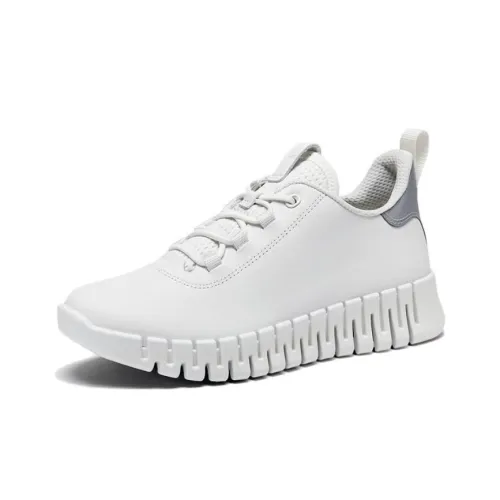 Ecco Smart Series Низкий Топ Спортивная Повседневная Обувь Женская Белая