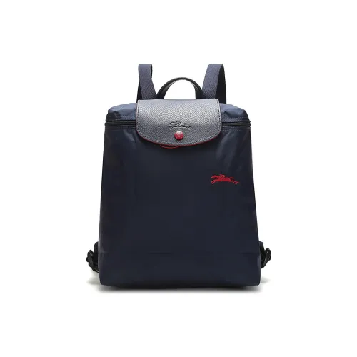 LONGCHAMP Le Pliage Club Холст Рюкзак Стандартный Женский Морской Синий