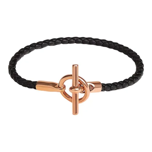 HERMES Glenan H Браслеты Черный Унисекс