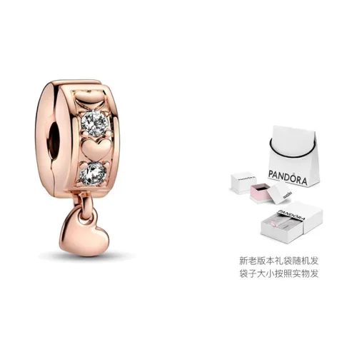 Pandora Moments Медный Серебряный Сплав, Синтетический Кубический Цирконий, Ювелирные аксессуары для женщин