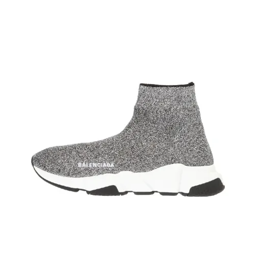 Balenciaga Speed High Топ Спортивная Повседневная Обувь Женская Серый