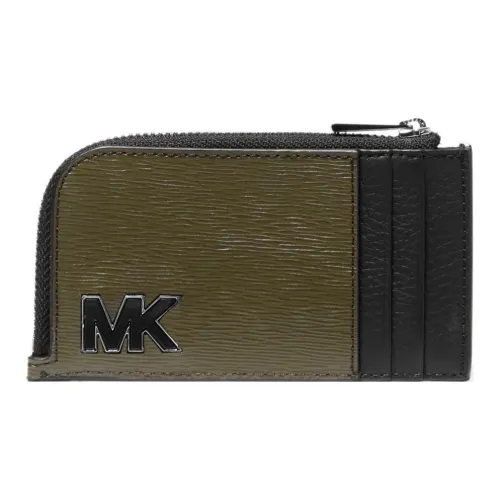 MICHAEL KORS Кожаный клатч держатель для карт кошелек мужской умбра и черный