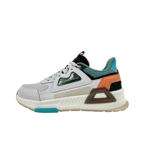 361° QU!KFOAM Низкий Топ Спортивная Повседневная Обувь Мужская Серый Синий