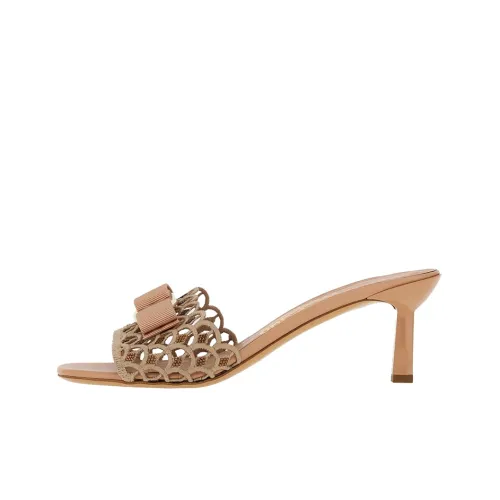 Ferragamo Vara Слипоны Женские Светло-розовые