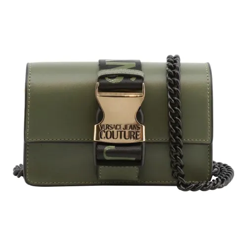VERSACE JEANS COUTURE Полиэстер Плечо Сумка Сумка через плечо Сумка через плечо Женская Оливково-зеленая