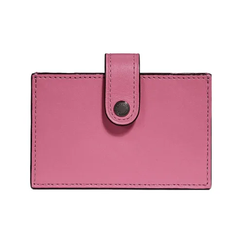 COACH Accordion Card Case из кожи Accordion держатель для карт стандартный женский красный
