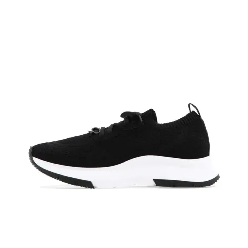 GIANVITO ROSSI Износостойкий Низкий Топ Спортивная Повседневная Обувь Женская Черная