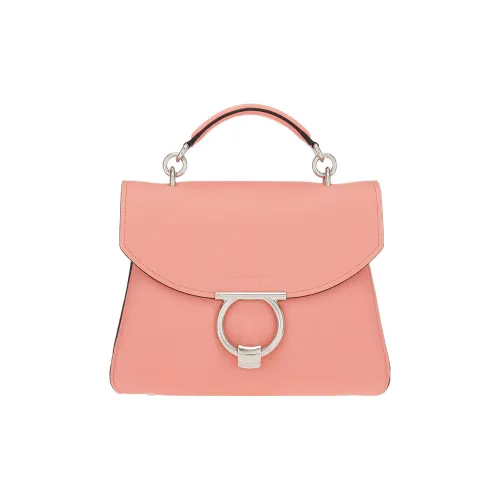 FERRAGAMO GANCINI Телячья кожа Сумка через плечо Сумка Женская Розовая