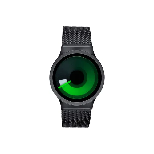 ZIIIRO Кварцевый механизм Женские часы Watch Черный циферблат Нержавеющая сталь Корпус часов Нержавеющая сталь Ремешок Horizon XS