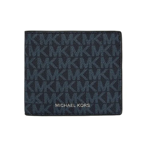 MICHAEL KORS Ткань Кошелек Мужской Темно-синий