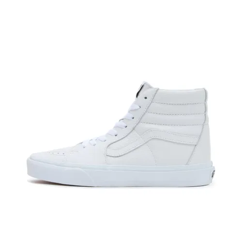 Vans SK8 Замша Высокие Кроссовки для Скейтбординга Унисекс Белые