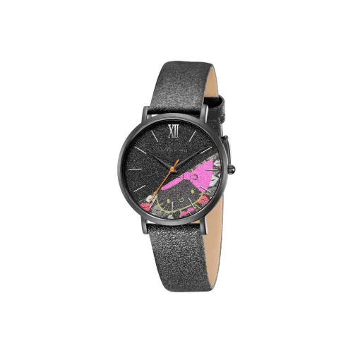 Hello Kitty Sanrio Series Кварцевые Женские Часы с Черным Циферблатом HK18028C