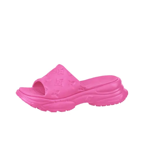 LOUIS VUITTON Pool 55 Слипоны Женские Фиолетовые