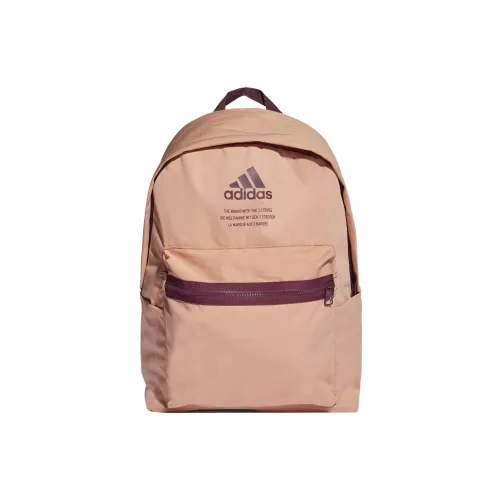 Adidas Переработанный полиэстер рюкзак стандартный унисекс красный розовый темно-красный