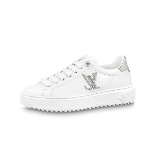 LOUIS VUITTON Time Out Стильные Скейтбординги Женские Белые