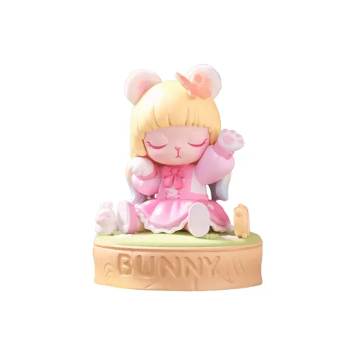 POP MART Коллаборация Edition Кролик Розовый Sweetheart Прозрачный Слепой Бокс на Карточке 100% 9см