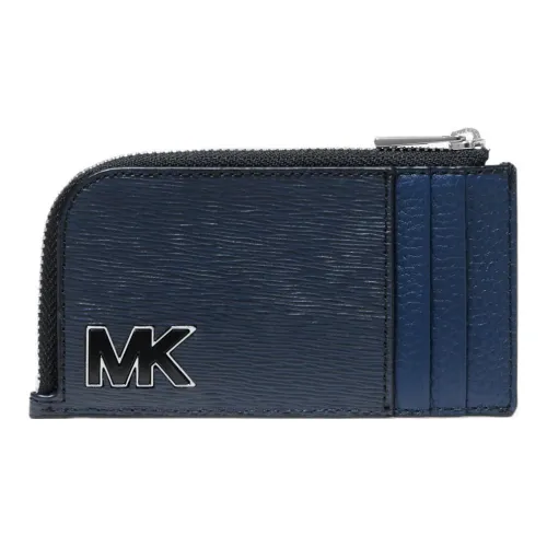 MICHAEL KORS Кожаный клатч держатель для карт кошелек мужской темно-синий