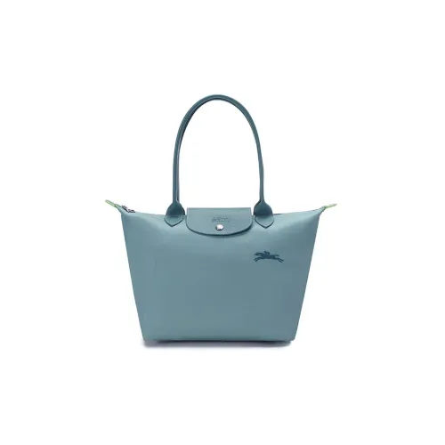 LONGCHAMP Le Pliage Green Переработанный холст с кожей цвет кожи сумка-пельмени сумка через плечо женская цвет озеро-голубой