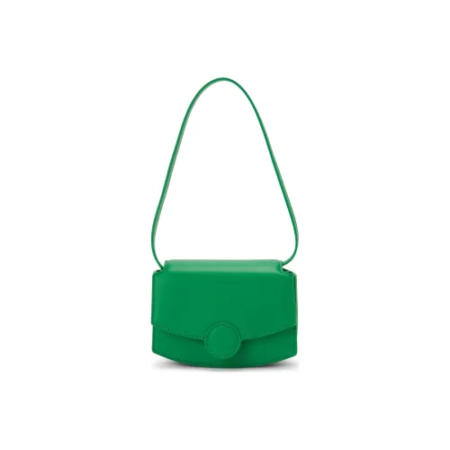 CHARLES KEITH Ткань Маленькая Квадратная Сумка Charles Keith Сумка Плечевая Сумка Маленькая Женская Кремово-Молочный Белый Фуксия Зеленый