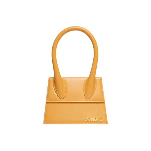Jacquemus Сумка через плечо из телячьей кожи женская темно-желтая