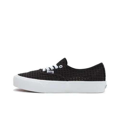 Vans Authentic Series Weave Vr3 Low Топ Скейтборд Кроссовки Унисекс Черный Белый