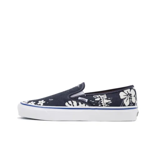 VANS Slip On Anaheim Factory 48 Deck D Low Top Скейтборд Кроссовки Unisex Синий Белый