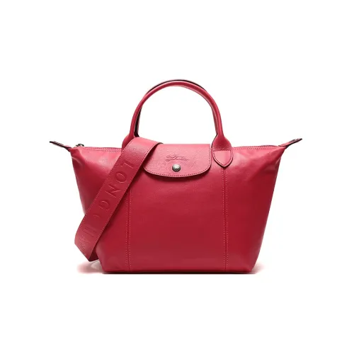 LONGCHAMP Le Pliage Cuir Овчина Одно плечо Сумка Маленькая Женская Красная