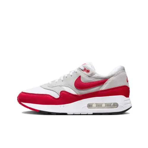 Nike Air Max 1 '86 'BIG Пузырьки' Устойчивый к истиранию Низкий Топ Casual Женский Красный Белый