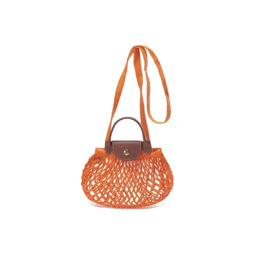 LONGCHAMP Le Pliage Ткань Сумка Сумка через плечо Сумка через плечо Мини Женская Апельсин