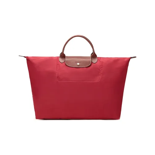 LONGCHAMP Le Pliage Ткань Путешественная Сумка Сумка Большая Женская Красная