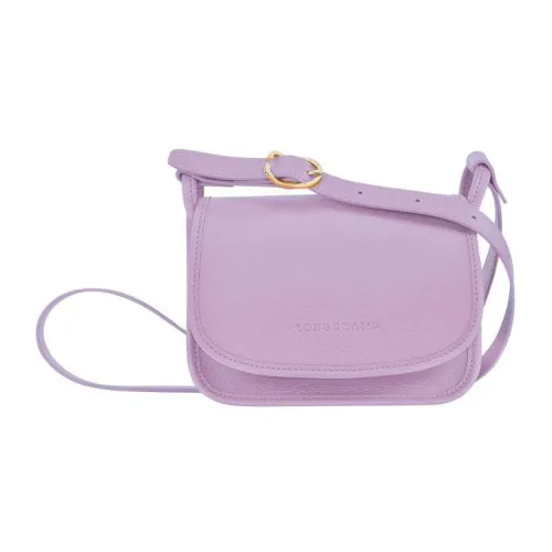 LONGCHAMP Le Foulonné Коровья кожа Сумка через плечо Кошелек Сумка на плечо Маленькая Женская Фиолетовая