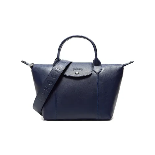 LONGCHAMP Le Pliage Cuir Овчина Сумка Сумка через плечо Маленькая Женская Морской синий