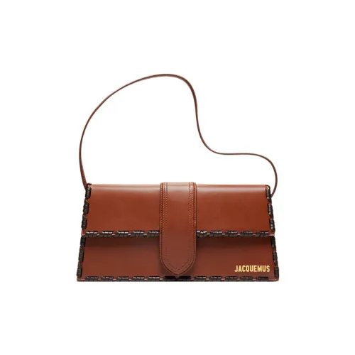 Jacquemus Le Bambino Корова Кожа Сумка через плечо Женская Коричневая