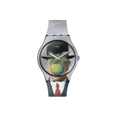 Swatch Quartz Механизм Унисекс Часы 41 мм Многоцветный Циферблат Часы Пластиковый Корпус Часы Силиконовый Ремешок