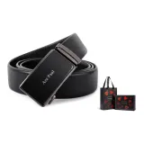 Прямой черный ремешок + улучшенная коробка