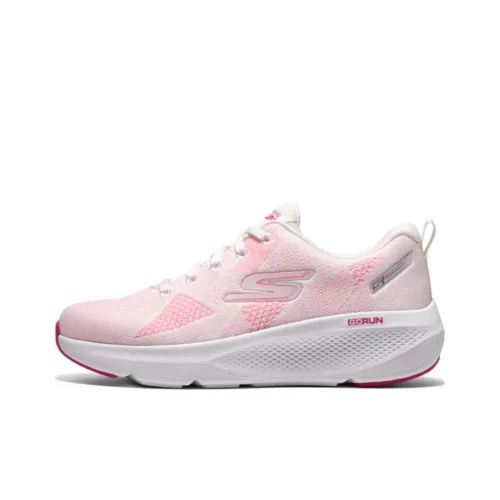 Skechers GO RUN Elevate Low Топ Беговые кроссовки Женские Розово-белый